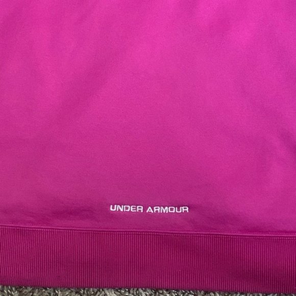 UNDER ARMOUR Magenta Pullover Hoodie Sweatshirt Size S - Picture 4 of 11